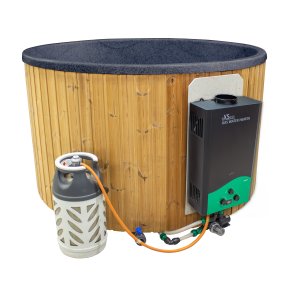 Vildmarksbad Gasovn 30 kW Polyethylen Black marple